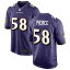 ʥ  ˥ե ȥåץ Baltimore Ravens Nike Custom Game Jersey Purple
