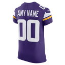 ナイキ メンズ ユニフォーム トップス Minnesota Vikings Nike Vapor F.U.S.E. Elite Custom Jersey Purple 3