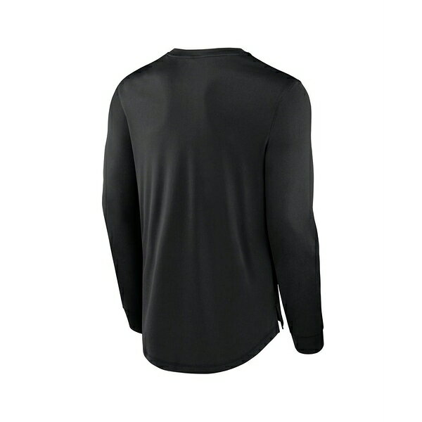 ファナティクス メンズ Tシャツ トップス Men'sBlack Cincinnati Bengals Blackout Long Sleeve T-Shirt Black