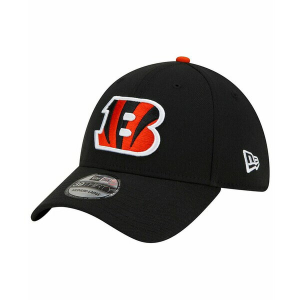 ニューエラ メンズ 帽子 アクセサリー Men's Black Cincinnati Bengals Classic 39THIRTY Flex Hat Black(4)