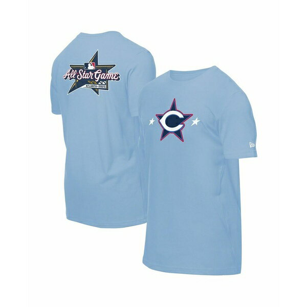 楽天astyニューエラ メンズ Tシャツ トップス Men's Light Blue Cincinnati Reds 2025 MLB All-Star Game Workout T-Shirt Light Blue