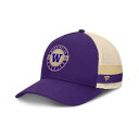 ファナティクス メンズ 帽子 アクセサリー Men's Purple/Cream Washington Huskies Prestige Trucker Adjustable Hat Purple, Cream