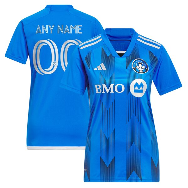 AfB_X fB[X jtH[ gbvX CF Montreal adidas Women's 2023 Primary Custom Replica Jersey Blue