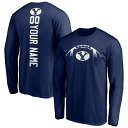 asty㤨֥եʥƥ  T ȥåץ BYU Cougars Fanatics Branded Playmaker Football Personalized Name & Number Long Sleeve TShirt NavyפβǤʤ14,480ߤˤʤޤ