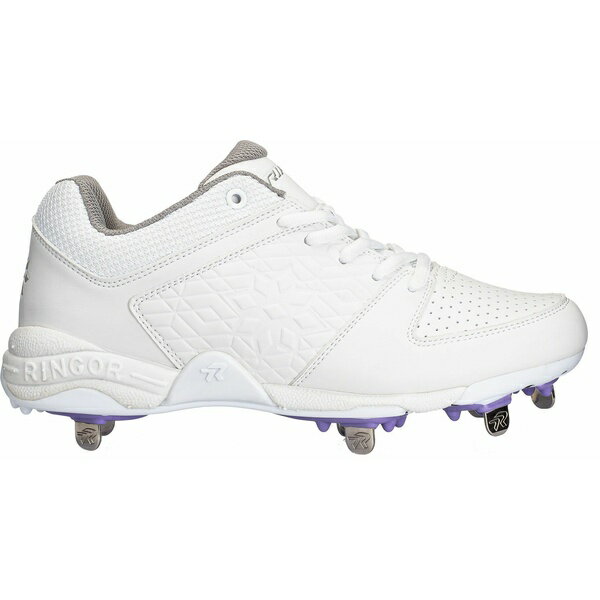 リピット レディース 野球 スポーツ RIP-IT Women's Diamond Metal Fastpitch Softball Cleats White