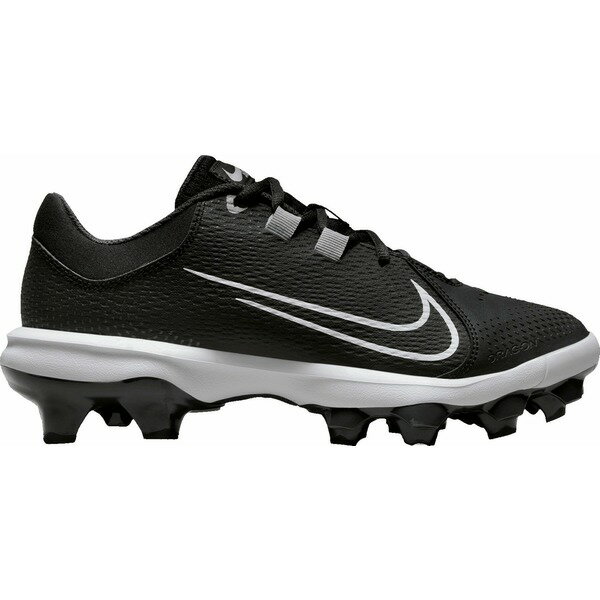 ʥ ǥ  ݡ Nike Women's Hyperdiamond 4 Pro MCS Softball Cleats Black/Grey