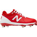 j[oX fB[X 싅 X|[c New Balance Women's FUSEV2 Metal Fastpitch Softball Cleats Red/White