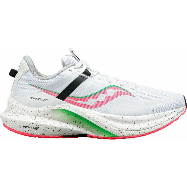 サッカニー レディース ランニング スポーツ Saucony Women's Tempus Running Shoes White/Pink