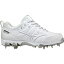 ミズノ レディース 野球 スポーツ Mizuno Women's 9-Spike Swift 7 Metal Fastpitch Softball Cleats White