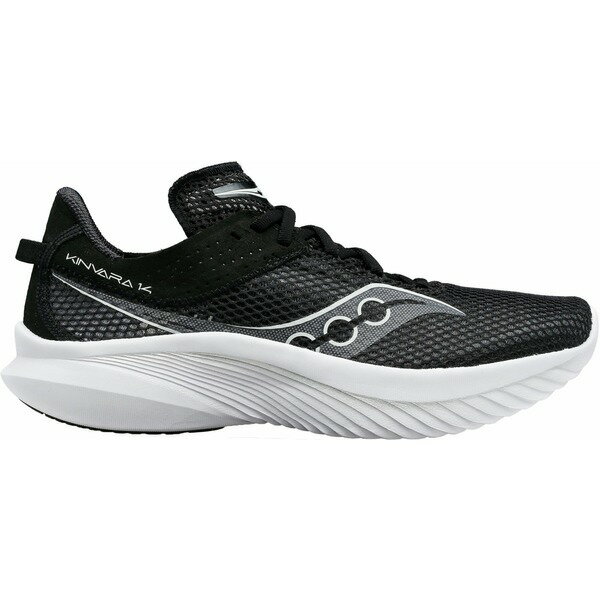 サッカニー メンズ ランニング スポーツ Saucony Men's Kinvara 14 Running Shoes Black/White