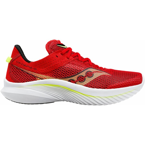 サッカニー メンズ ランニング スポーツ Saucony Men's Kinvara 14 Running Shoes Red Poppy