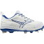 ߥ ǥ å ݡ Mizuno Women's Sweep 6 Metal Fastpitch Softball Cleats White/Royal