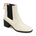 ジャーニーコレクション レディース ブーツ シューズ Women's Nigella Chelsea Booties Bone