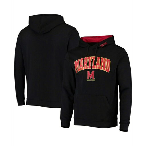 コロシアム メンズ パーカー・スウェットシャツ アウター Men's Maryland Terrapins Arch Logo 3.0 Pullover Hoodie Black コロシアム メンズ パーカー・スウェットシャツ アウター Men's Maryland Terrapins Arch Logo 3.0 Pullover Hoodie Black