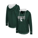 コロシアム レディース パーカー・スウェットシャツ アウター Women's Green Michigan State Spartans Tunic Pullo...