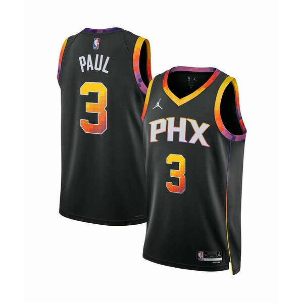 硼   ȥåץ Men's Chris Paul Black Phoenix Suns 2022/23 Stateme...