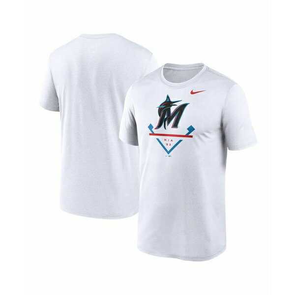 asty㤨֥ʥ   ȥåץ Men's White Miami Marlins Icon Legend Performance T-shirt WhiteפβǤʤ13,480ߤˤʤޤ