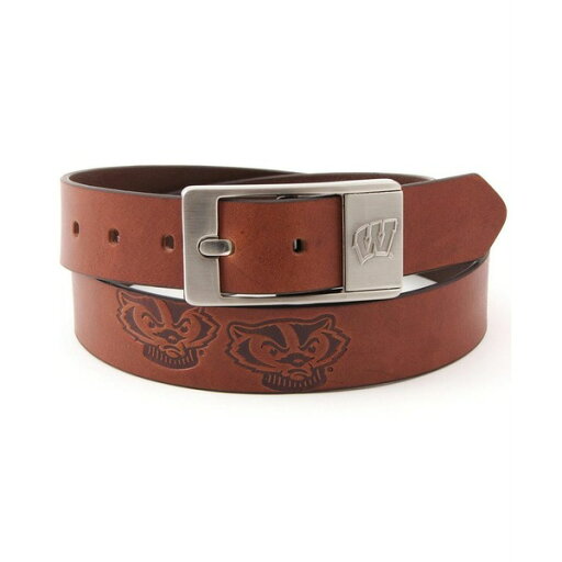 エーグルウィング メンズ ベルト アクセサリー Men's Wisconsin Badgers Brandish Belt Brown エーグルウィング メンズ ベルト アクセサリー Men's Wisconsin Badgers Brandish Belt Brown