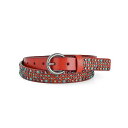 オールドトレンド レディース ベルト アクセサリー Women's Amazonite Leather Belt Cognac