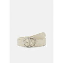 ジン レディース ベルト アクセサリー LEATHER - Belt - off-white/silver-coloured(4)