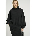 ゲタス レディース パーカー・スウェットシャツ アウター MAIELLA HOODIE - Sweatshirt - black washed