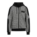 【送料無料】 バルマン メンズ パーカー・スウェットシャツ アウター Sweatshirts Black(4)