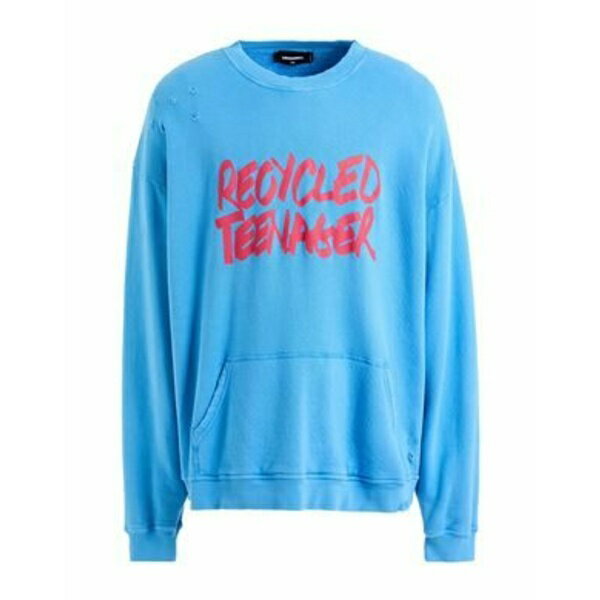 【送料無料】 ディースクエアード メンズ パーカー・スウェットシャツ アウター Sweatshirts Azure