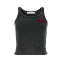 アレッサンドラ・リッチ レディース カットソー トップス Graphite Stretch Cotton Tank Top Grigio