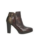 【送料無料】 ネロ ジャルディーニ レディース ブーツ シューズ Ankle boots Brown
