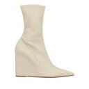 【送料無料】 アミナモアディ レディース ブーツ シューズ Ankle boots White