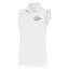 ƥ ǥ ݥ ȥåץ Kansas City Chiefs Antigua Women's Metallic Logo Sleeveless Tribute Polo White