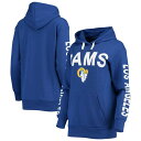 カールバンクス レディース パーカー・スウェットシャツ アウター Los Angeles Rams GIII 4Her by Carl Banks Women's Extra Point Pullover Hoodie Royal