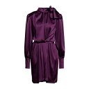 ACTUALEE アクチュアリー ワンピース トップス レディース Short dresses Deep purple