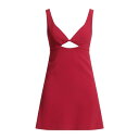 アレキサンダー・ワン AMI ALEXANDRE MATTIUSSI アミ アレクサンドル マテュッシ ワンピース トップス レディース Short dresses Red