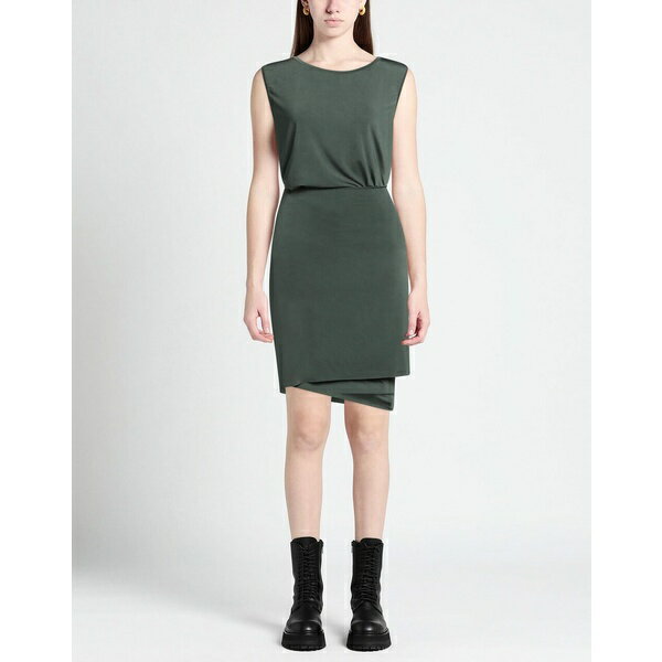 【送料無料】 フランチェスカ フェランテ レディース ワンピース トップス Mini dresses Military green 2