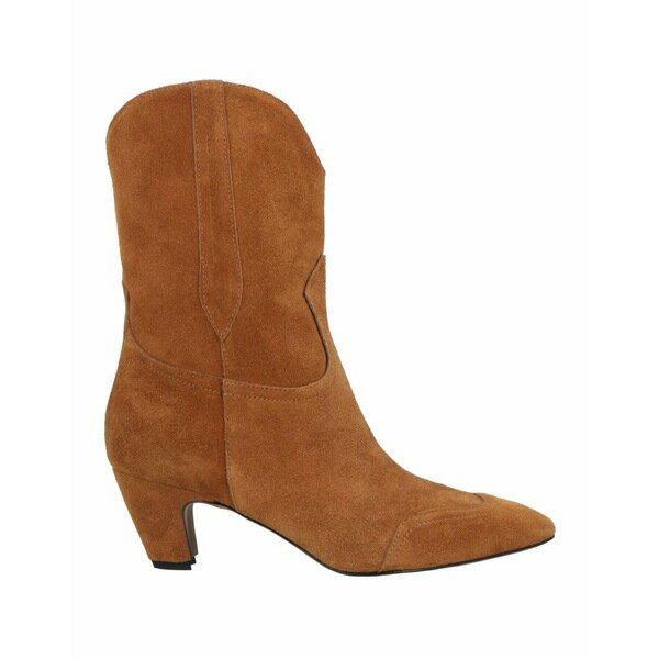 【送料無料】 ドゥープ レディース ブーツ シューズ Ankle boots Tan