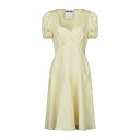 【送料無料】 モスキーノ レディース ワンピース トップス Mini dresses Light yellow