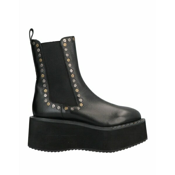 【送料無料】 エマヌエーレ ヴェー レディース ブーツ シューズ Ankle boots Black