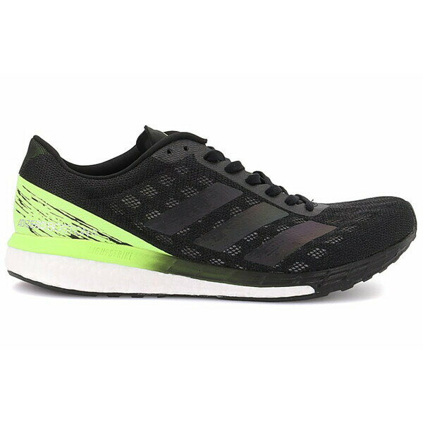adidas アディダス メンズ スニーカー 【adidas Adizero Boston 9 'Black Signal Green' EG4657】 サイズ US_8(26.0cm)