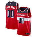 ナイキ メンズ ユニフォーム トップス Washington Wizards Nike 2021/22 Diamond Swingman Custom Jersey Icon Edition Red