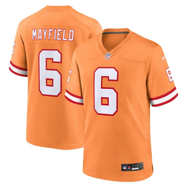 ʥ  ˥ե ȥåץ Baker Mayfield Tampa Bay Buccaneers Nike Throwback...