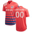 アディダス メンズ ユニフォーム トップス FC Dallas adidas 2020 Legacy EQT Custom Authentic Jersey Red