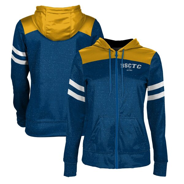 プロスフィア レディース パーカー・スウェットシャツ アウター Big Sandy Community and Technical College ProSphere Women's Game Day FullZip Hoodie Blue