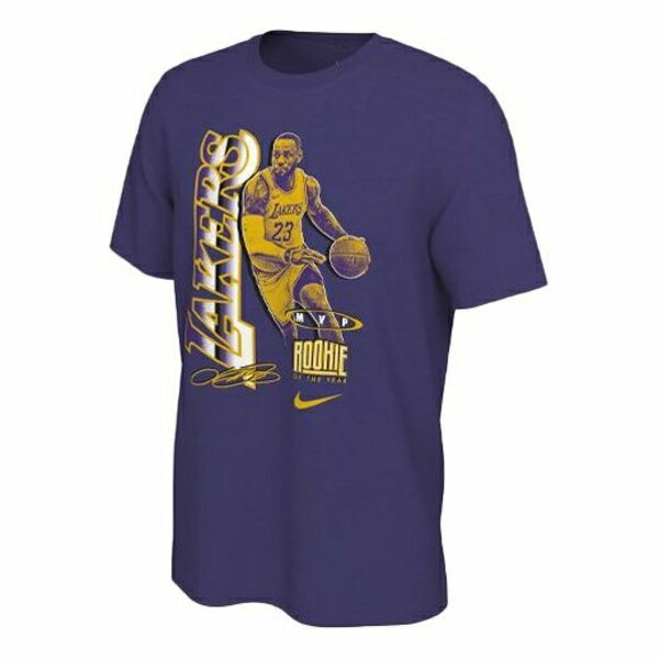 楽天astyNike ナイキ メンズ スニーカー 【Nike x NBA Lebron James Select Pattern Printing Casual Sport Short Sleeve Men's Purple DH3717-547】 サイズ US_M_S