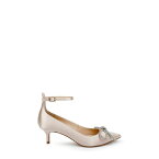 ジュウェルダグレイミシュカ レディース オックスフォード シューズ Women's Geranium Rhinestone Bow Kitten Heel Evening Pumps Champagne Satin