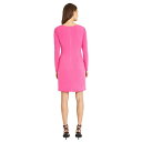 ドナモーガン レディース ワンピース トップス Women's Asymmetric O-Ring Bodycon Dress Electric Pink