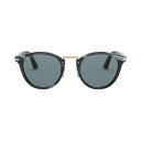 y\ Y TOXEACEFA ANZT[ Men's Sunglasses PO3108S HORN BLACK/BLUE