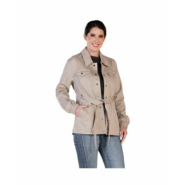 スタンダーズアンドプラクティス レディース ジャケット＆ブルゾン アウター Women's Snap Front Utility Anorak Jacket Beige/Khaki