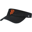 tH[eB[Zu Y Xq ANZT[ San Francisco Giants '47 Clean Up Adjustable Visor Black