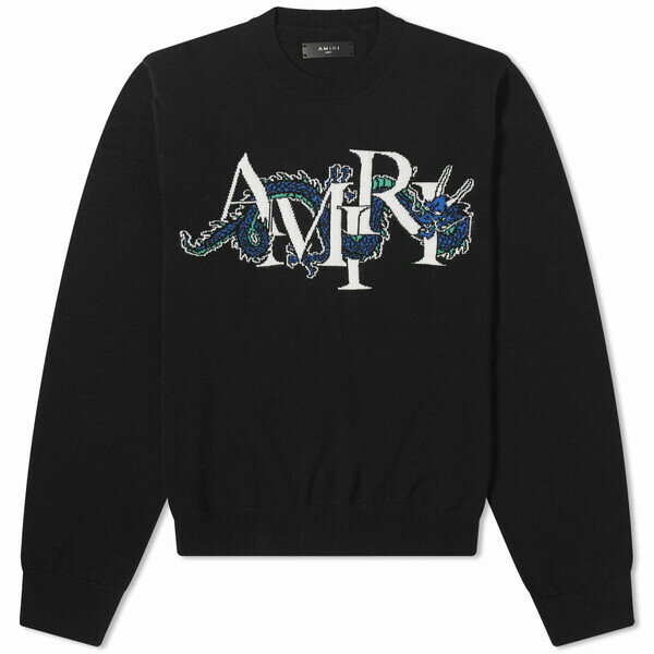 ߥ  ѡåȥ  AMIRI CNY Dragon Crew Sweater Black